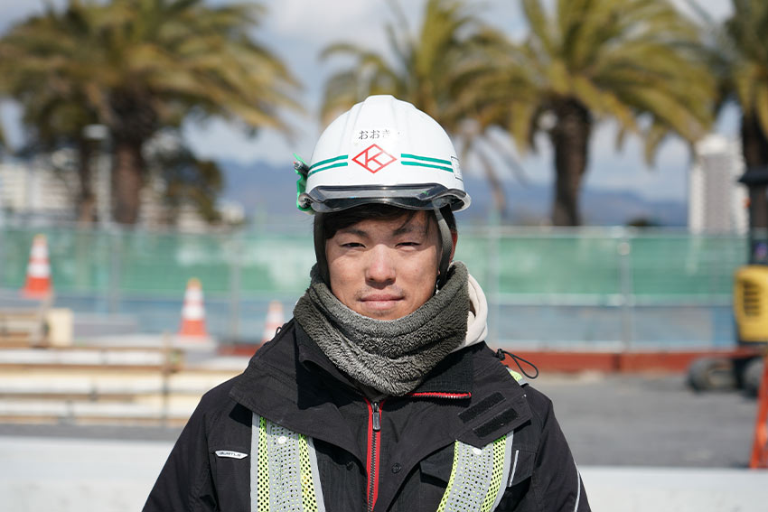 入社７年目で六甲アイランドや神戸空港の仕事